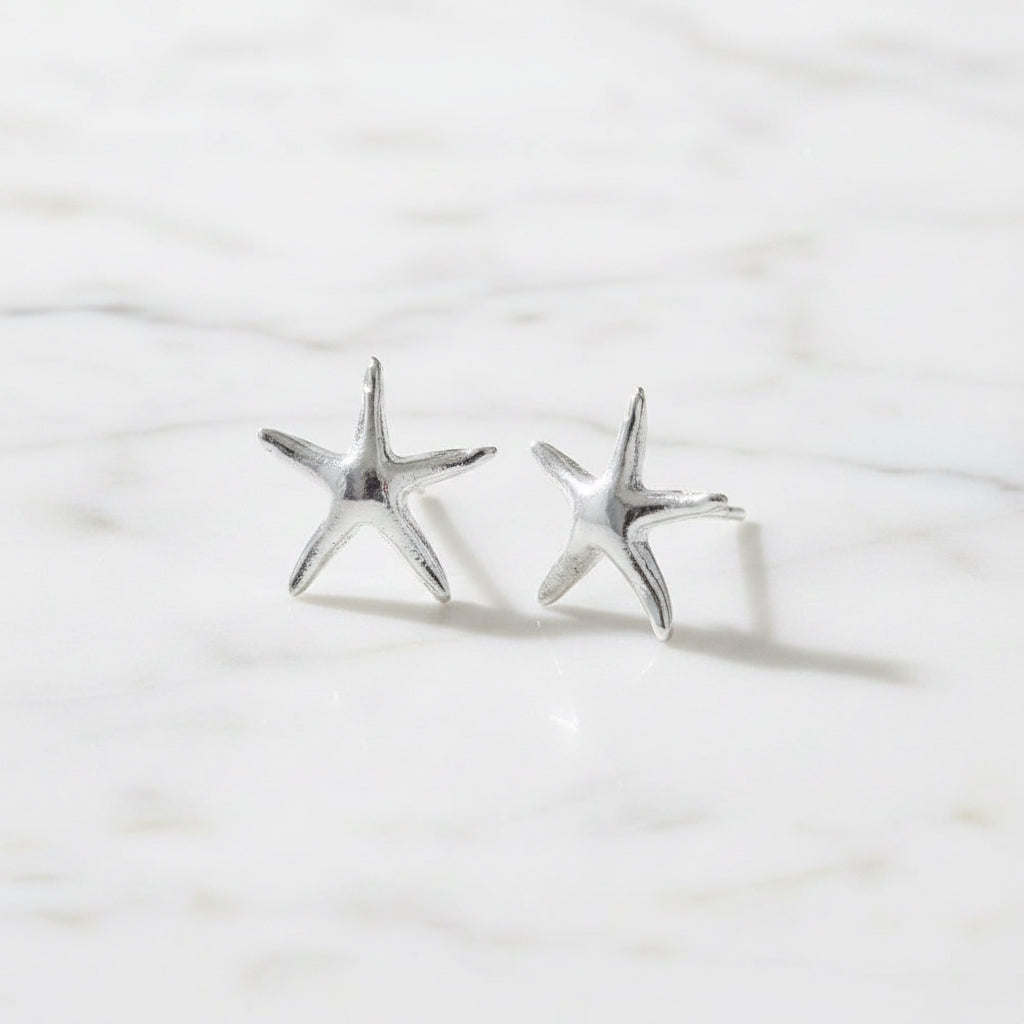 Starfish stud earrings