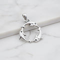 Dolphin circle Pendant