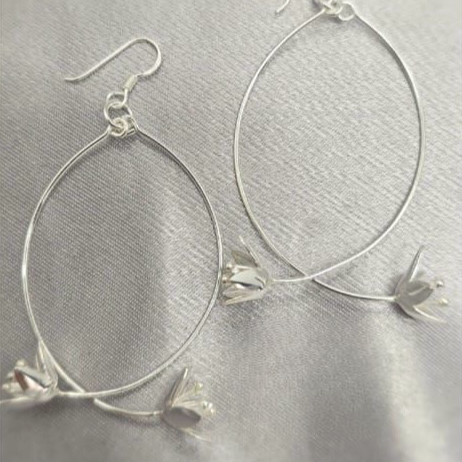 Beautyfull Moving Flower Earrings