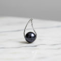 Stunning Teardrop Pendant With Blue Freshwater Pearl - Terciany 