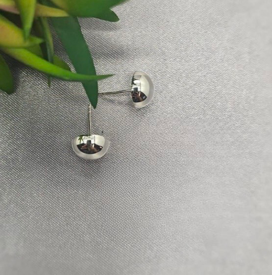 10 mm Dome Stud Earrings