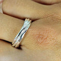 Nice Thick Sterling Silver Russian Band