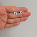 9mm Sterling Silver Daisy Studs - Terciany 