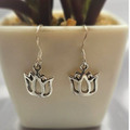 Hanging 12mm lotus earrings - Terciany 