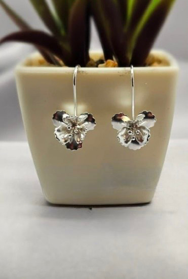 Short Flower Earrings