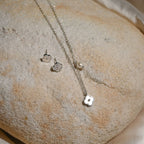 Van Cleef (Four leave Clover) tiny white flower necklace - Terciany 