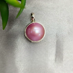 17mm Pink Mabe Pearl Pendant