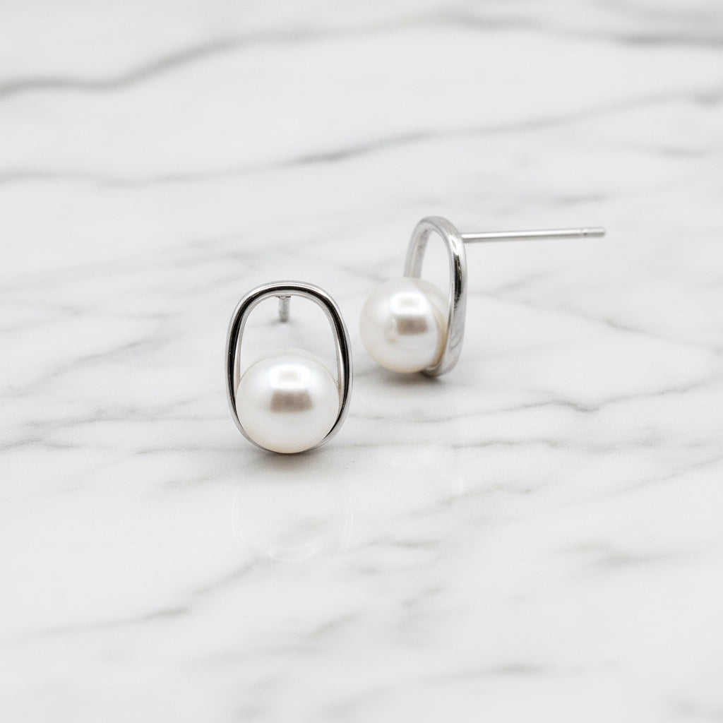 Tiny Pearl In Tiny Hoop - Terciany 