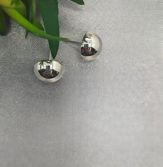 12 mm Dome Stud Earrings
