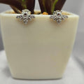 Sterling Silver Bee Studs With Bling
