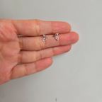 Open Dolphin Stud Earrings - Terciany 