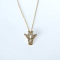 Geo Giraffe Necklace In Gold Or Silver - Terciany 