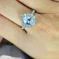 Teardrop Cubic Zirconia Ring