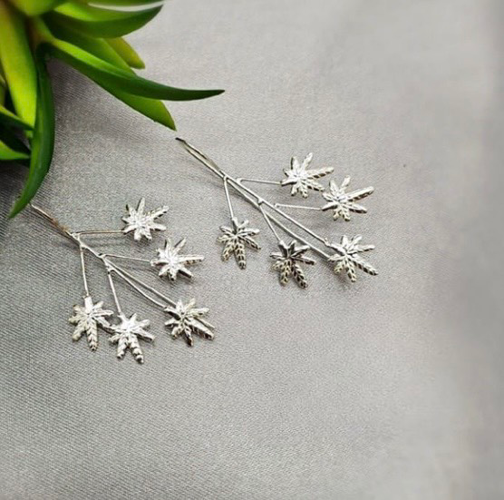 Sterling Silver Leave Branch Earring