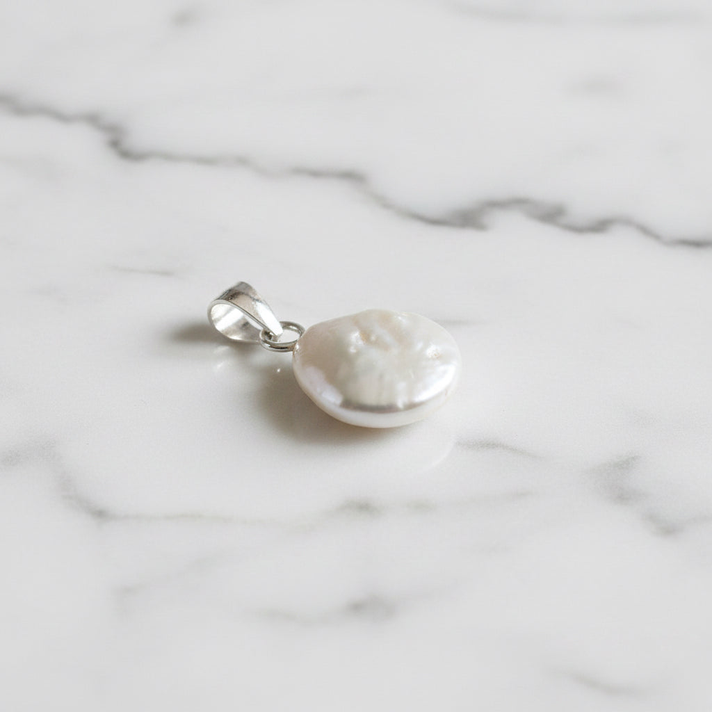 Coin Pearl Pendant - Terciany 