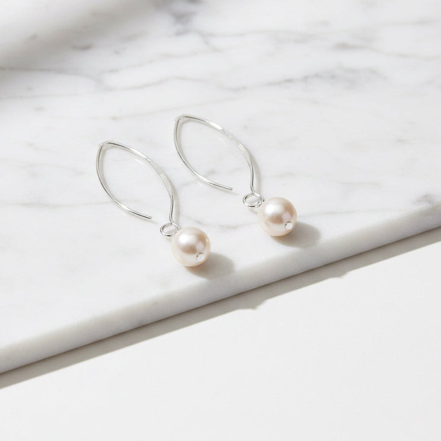 Pretty 9Mm Drops With Pretty Tiny Freshwater Pearl - Terciany 
