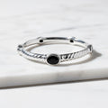 8x70 mm Bangle with Black stones