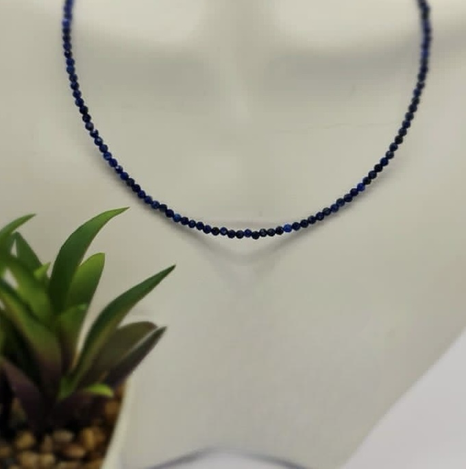 Stunning Lapis Semi Precious Stone Necklace