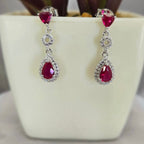Pink Drop Earrings