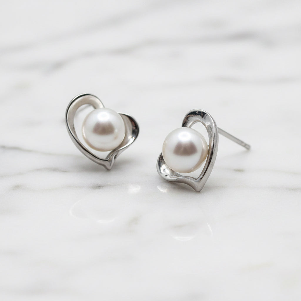 Love Heart Setting For Freshwater Pearl - Terciany 