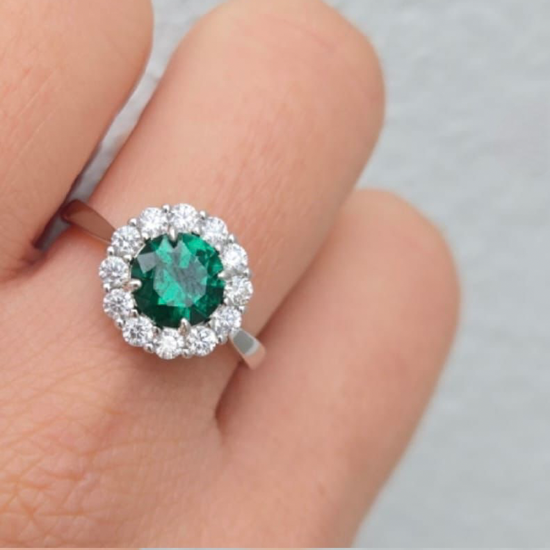 Lady Diana Green Ring