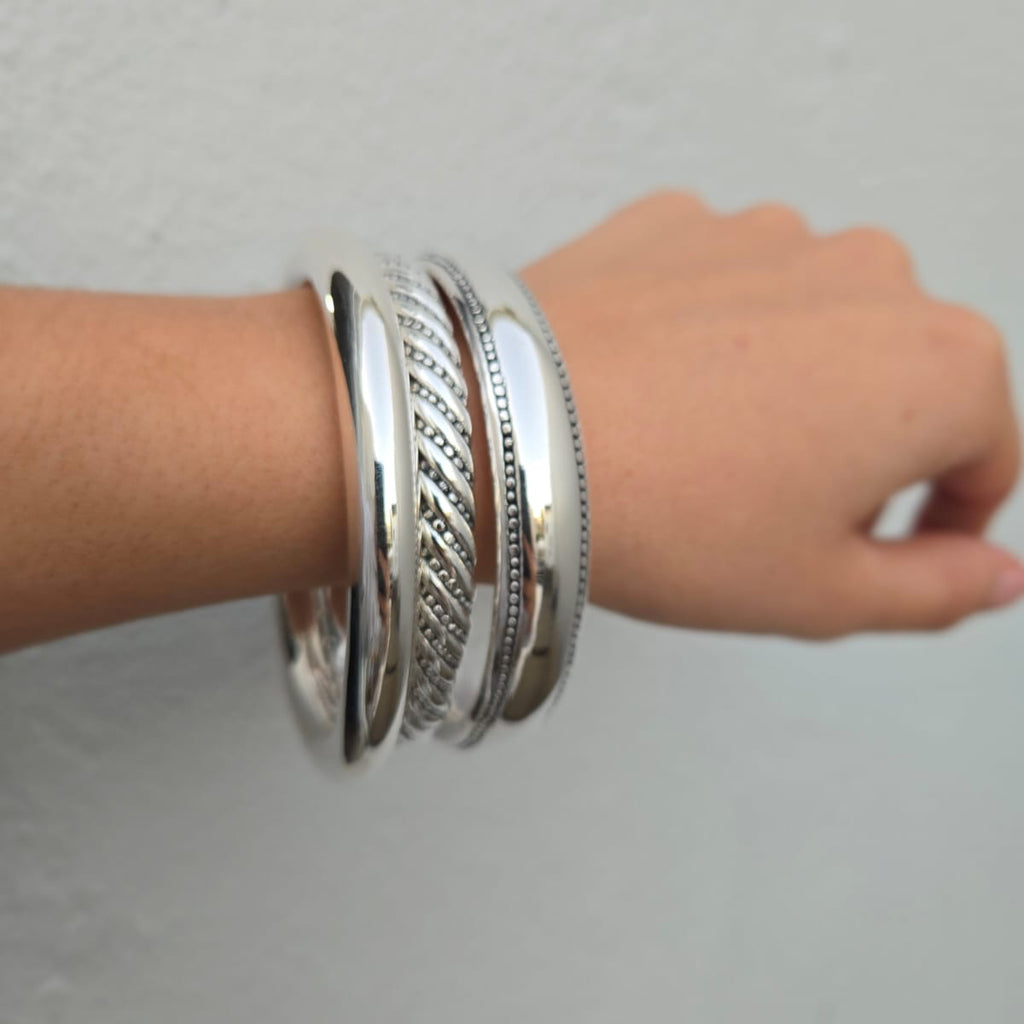 Smooth Chunky 9mm Bangle - Terciany 
