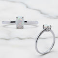 Sterling silver ring with Opalite