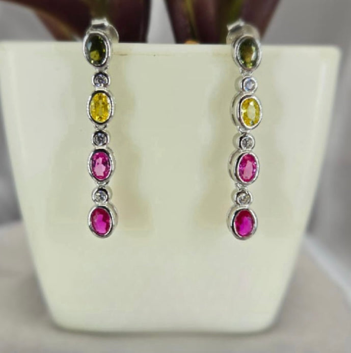 Colourful Drop Earrings