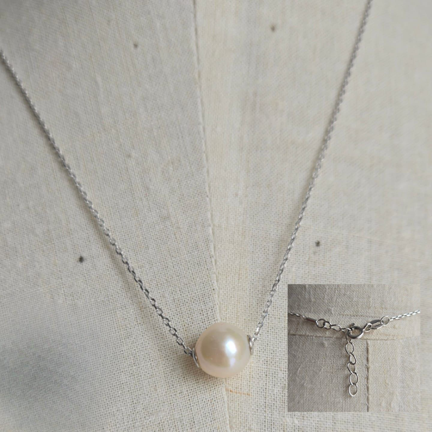 Stunning Freshwater Pearl On Chain