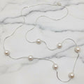 80 cm necklace with beautifull pearls insets - Terciany 