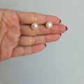 9-9.5 Mm Freshwater Pearl Stud Earrings - Terciany 