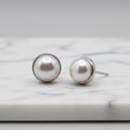 10mm Freshwater pearl in tube setting