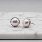 10mm Freshwater pearl in tube setting