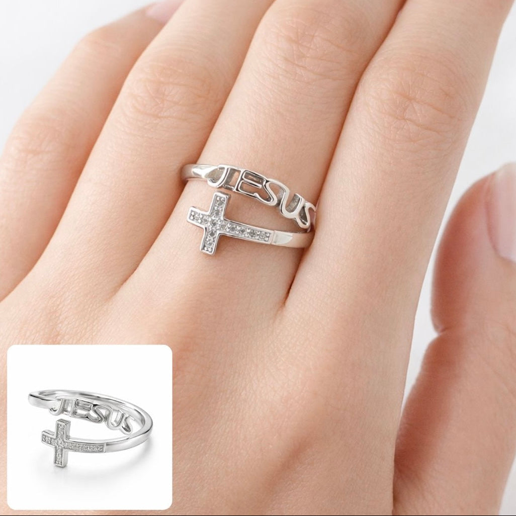 Jesus Cross Ring