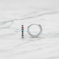 Rainbow Huggie earrings - Terciany 