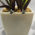 8mm Frangipani Flower Stud Earring