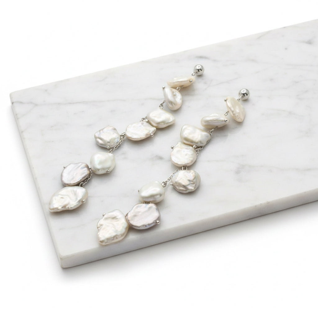 Pearl Drops Earrings - Terciany 
