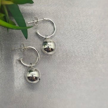12 mm Ball Pretty Woman Earrings - Terciany 