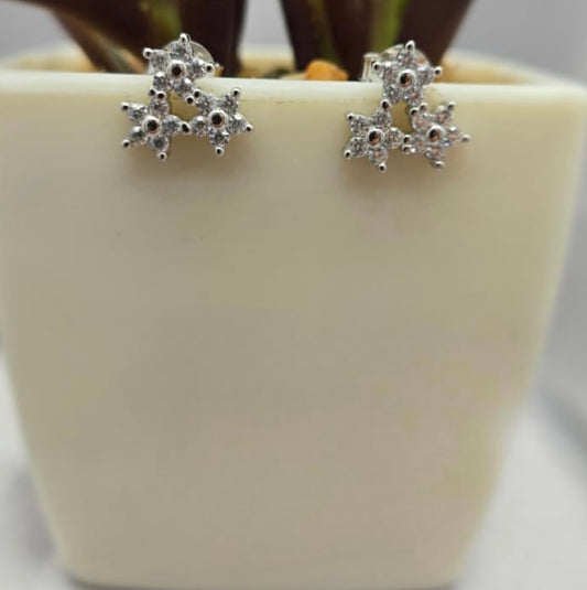 Triangle of flowers