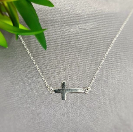Floating Cross Necklace