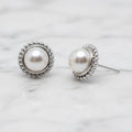 Beautifull Freshwater pearl stud earrings - Terciany 