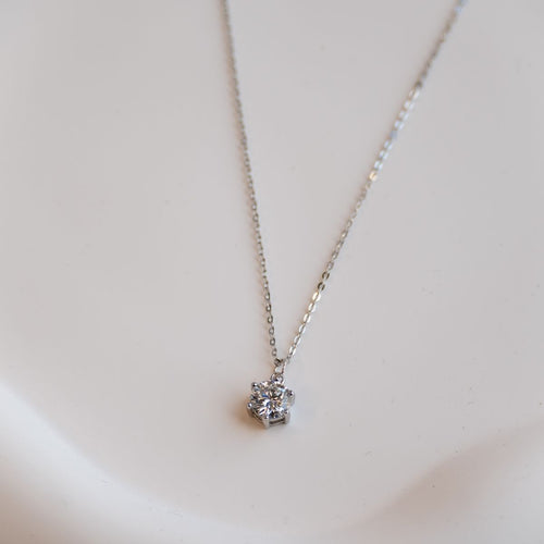 1 ct Moissanite Necklace (with GRA certificate)