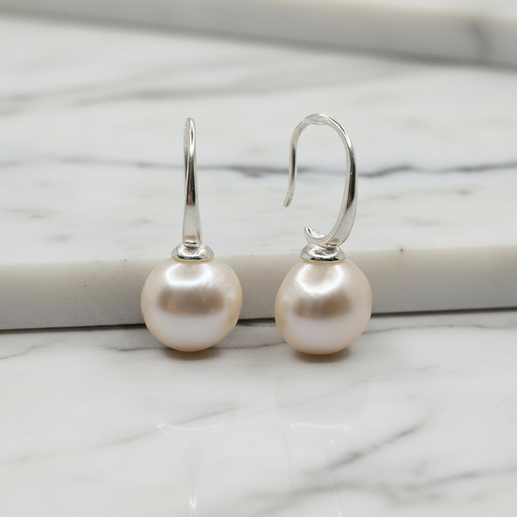 Pretty pearl drop earrings
