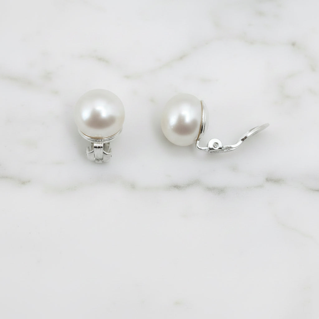 10-11 mm Freshwater Pearl Clip On Earrings