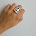 Sterling Silver Wave Ring - Terciany 