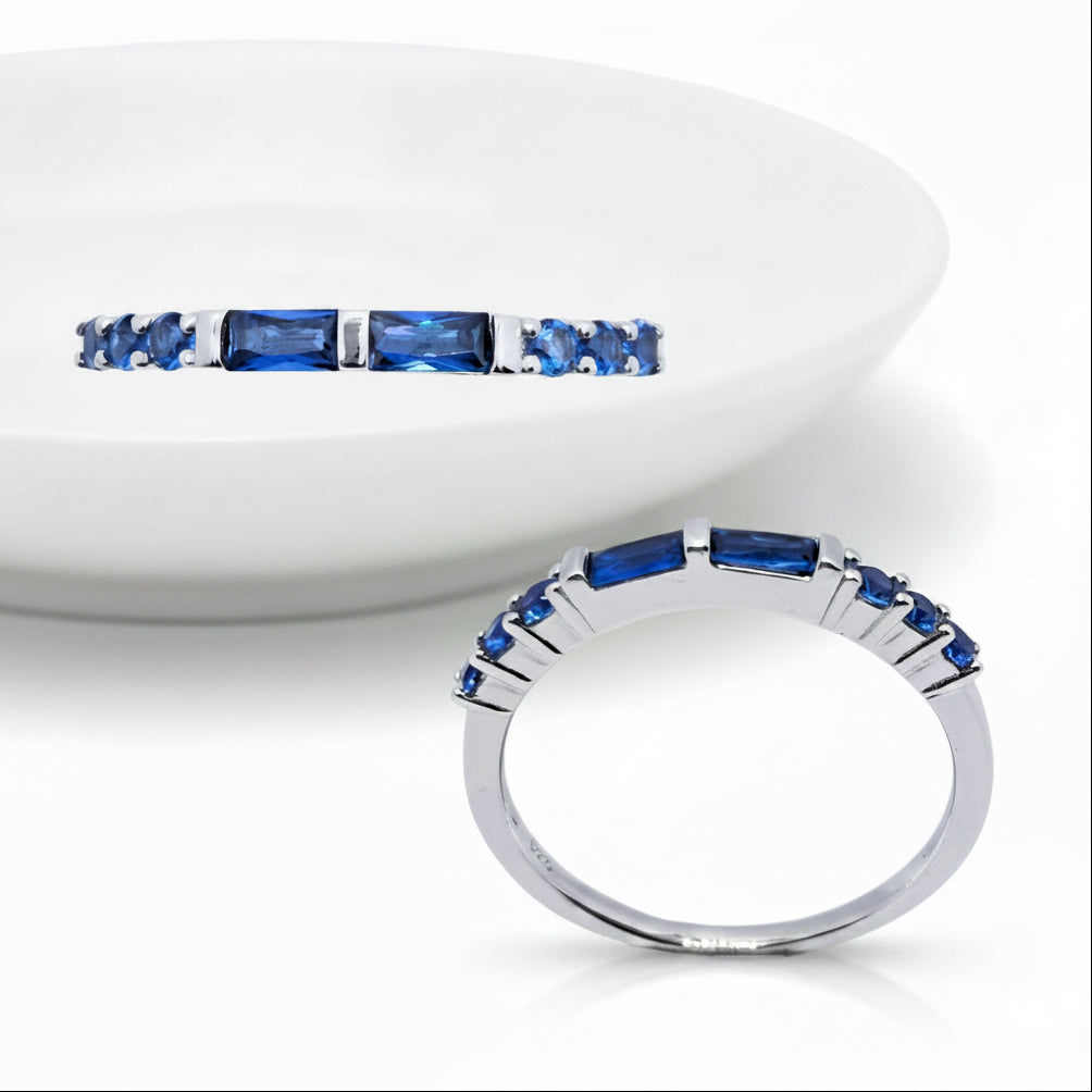 Blue Stone Stacking Ring