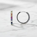Large Colourful Huggy Earring - Terciany 