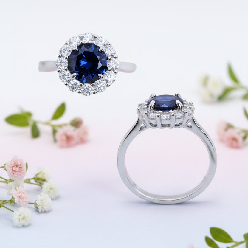 Lady Diana Blue Ring