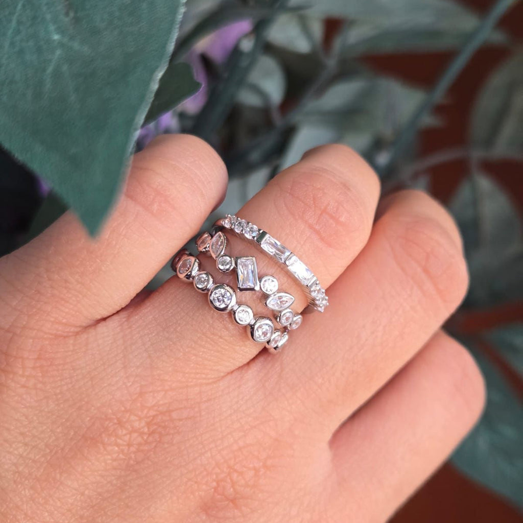 Eternity Ring With Clear Stones - Terciany 