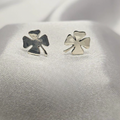 10mm Three Clover leaf studs - Terciany 